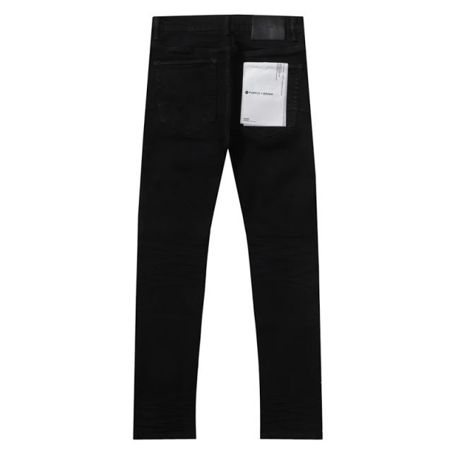 1:1 PURPLE BRΑND Black Straight Jeans