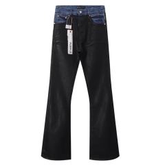 1:1 PURPLE BRΑND Black Wax Vibe Jeans