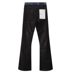 1:1 PURPLE BRΑND Black Wax Vibe Jeans