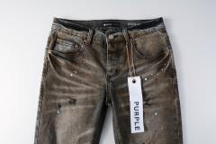 1:1 PURPLE BRΑND rUST Wash Splatter Distressed Skinny Fits Jeans
