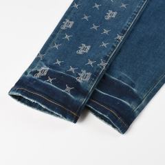 1:1 PURPLE BRΑND Monogram Denim Jeans