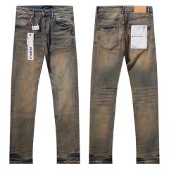 1:1 PURPLE BRΑND Rust Wash Slim Fits Jeans