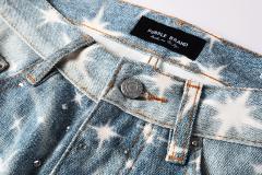 [Hot] 1:1 PURPLE BRΑND Lightning Straight Denim Jeans