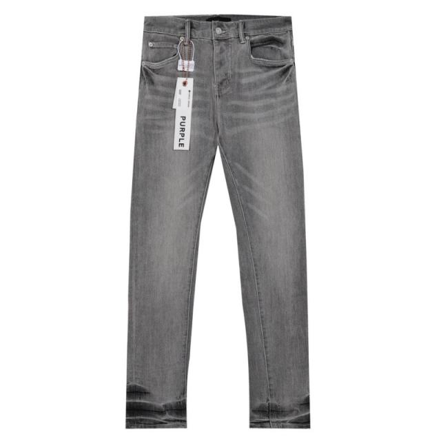 1:1 PURPLE BRΑND Wrinked Was Slim Fits Jeans
