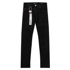 1:1 PURPLE BRΑND Black Straight Jeans