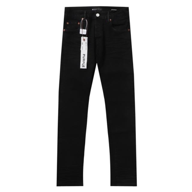 1:1 PURPLE BRΑND Black Straight Jeans