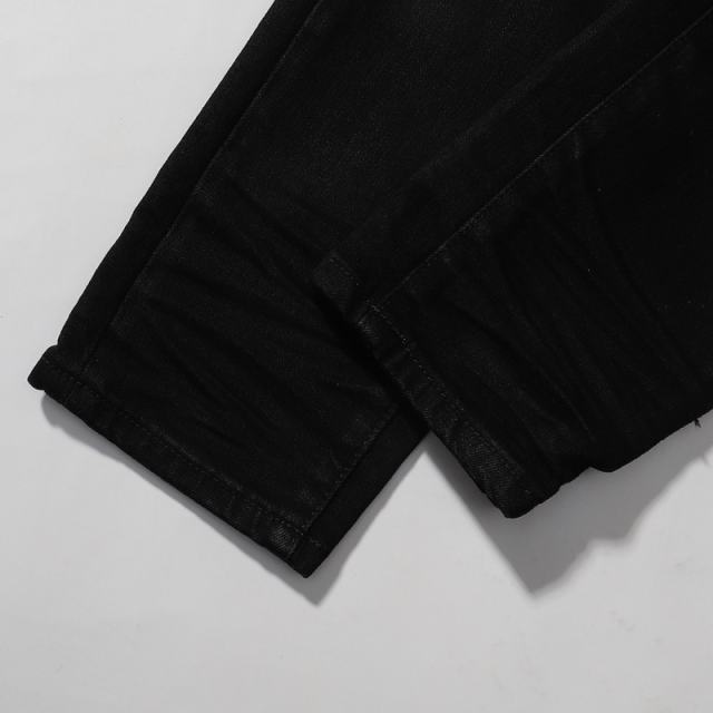 1:1 PURPLE BRΑND Black Vibe Jeans