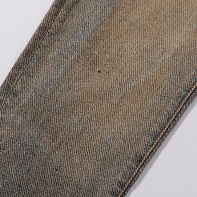 1:1 PURPLE BRΑND Rust Wash Slim Fits Jeans