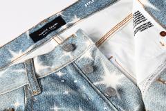 [Hot] 1:1 PURPLE BRΑND Lightning Straight Denim Jeans
