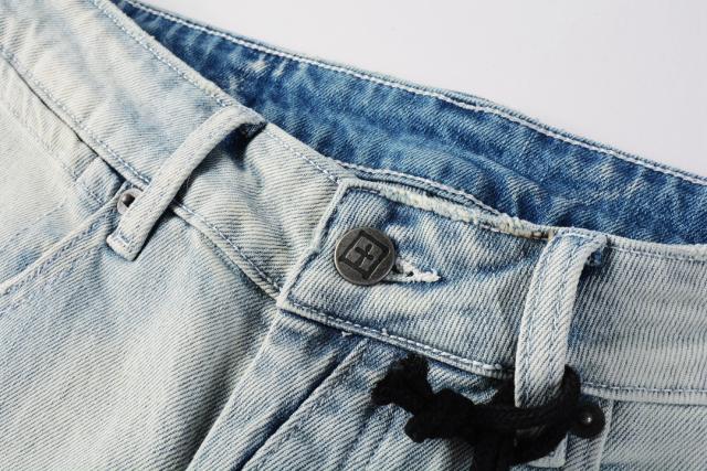 1:1 PURPLE BRΑND Slash Cut Skinny Fits Jeans