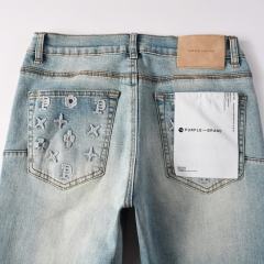 1:1 PURPLE BRΑND Rhinestone Denim Jeans
