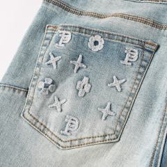1:1 PURPLE BRΑND Rhinestone Denim Jeans