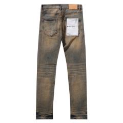 1:1 PURPLE BRΑND Rust Wash Slim Fits Jeans