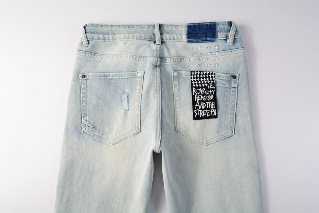1:1 PURPLE BRΑND Slash Cut Skinny Fits Jeans