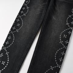 1:1 PURPLE BRΑND Rhinestone Black Jeans