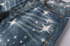 [Hot] 1:1 PURPLE BRΑND Lightning Straight Denim Jeans