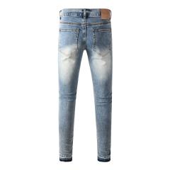 1:1 PURPLE BRΑND Rhinestone Skinny Fits Denim Jeans