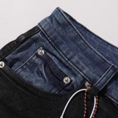 1:1 PURPLE BRΑND Black Wax Vibe Jeans