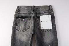 1:1 PURPLE BRΑND rUST Wash Splatter Distressed Skinny Fits Jeans