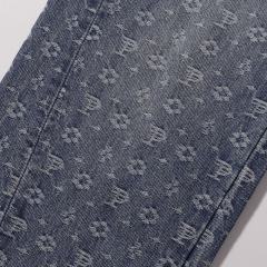 1:1 PURPLE BRΑND Monogram Straight Denim Jeans
