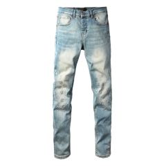 1:1 PURPLE BRΑND Rhinestone Denim Jeans