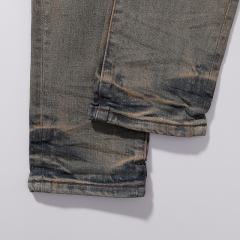 1:1 PURPLE BRΑND Rust Wash Slim Fits Jeans
