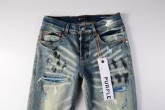 1:1 PURPLE BRΑND Rust Wash Splatter Distressed Skinny Fits Jeans