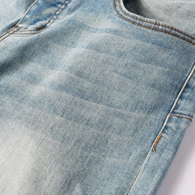 1:1 PURPLE BRΑND Rhinestone Denim Jeans