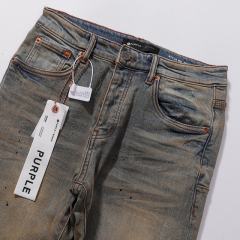 1:1 PURPLE BRΑND Rust Wash Slim Fits Jeans