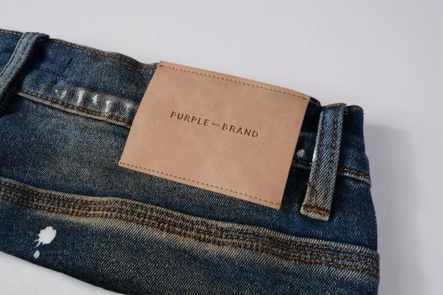 1:1 PURPLE BRΑND Rust Wash Splatter Distressed Skinny Fits Jeans