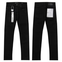 1:1 PURPLE BRΑND Black Straight Jeans