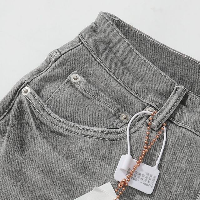 1:1 PURPLE BRΑND Wrinked Was Slim Fits Jeans