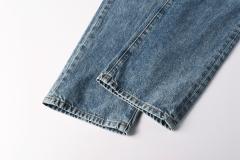 [Hot] 1:1 PURPLE BRΑND Rhinestone Straight Denim Jeans