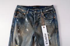1:1 PURPLE BRΑND Rust Wash Splatter Distressed Skinny Fits Jeans