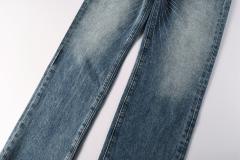 [Hot] 1:1 PURPLE BRΑND Rhinestone Straight Denim Jeans