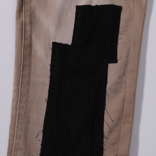 1:1 PURPLE BRΑND Patchwork Slim Fits Jeans