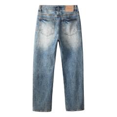 [Hot] 1:1 PURPLE BRΑND Rhinestone Straight Denim Jeans