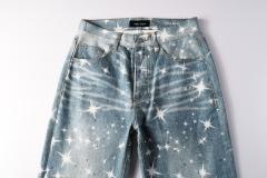 [Hot] 1:1 PURPLE BRΑND Lightning Straight Denim Jeans