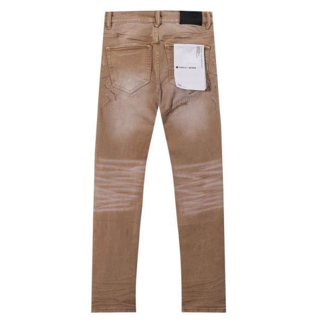 1:1 PURPLE BRΑND Patchwork Slim Fits Jeans