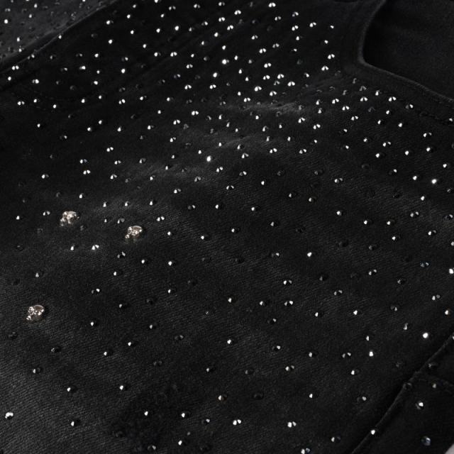 1:1 Quality PURPLE BRΑND Rhinestone Black Shorts