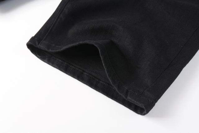 1:1 Quality PURPLE BRΑND Black Shorts Clean Fits