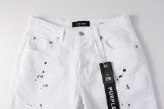 1:1 Quality PURPLE BRΑND White Splatter Ink Shorts