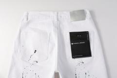 1:1 Quality PURPLE BRΑND White Splatter Ink Shorts