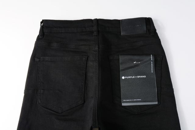 1:1 Quality PURPLE BRΑND Black Shorts Clean Fits