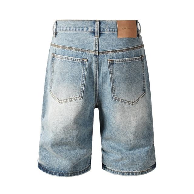 1:1 Quality PURPLE BRΑND Rhinestone Denim Shorts