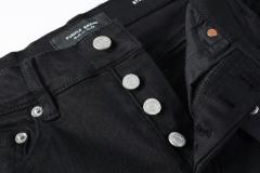 1:1 Quality PURPLE BRΑND Black Shorts Clean Fits