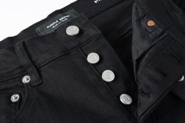 1:1 Quality PURPLE BRΑND Black Shorts Clean Fits