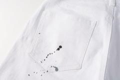 1:1 Quality PURPLE BRΑND White Splatter Ink Shorts
