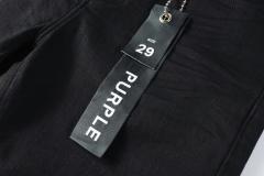 1:1 Quality PURPLE BRΑND Black Shorts Clean Fits