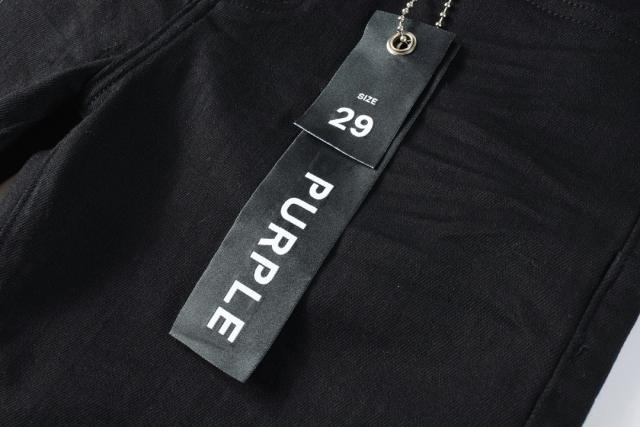1:1 Quality PURPLE BRΑND Black Shorts Clean Fits
